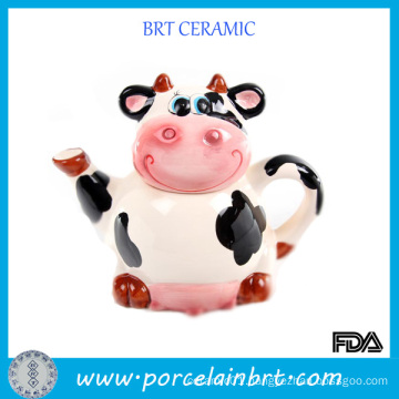 Sweet Cow Ceramic Porcelain Teapot